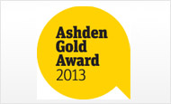 Ashden 2013 UK Gold Award